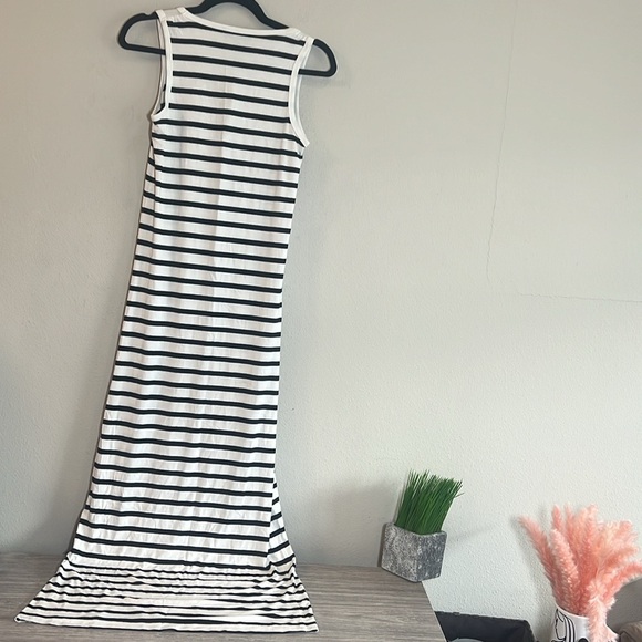 Hatch Maternity Sleeveless Long Striped Maxi Tank Dress P - Picture 6 of 6